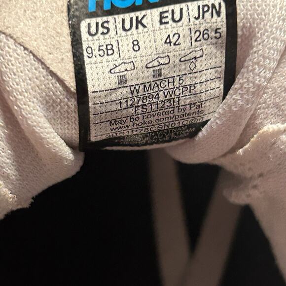 Hoka One Pro fly Mach 5 Woman’s Size U.S. 9.5 Hiking Running - Picture 2 of 13